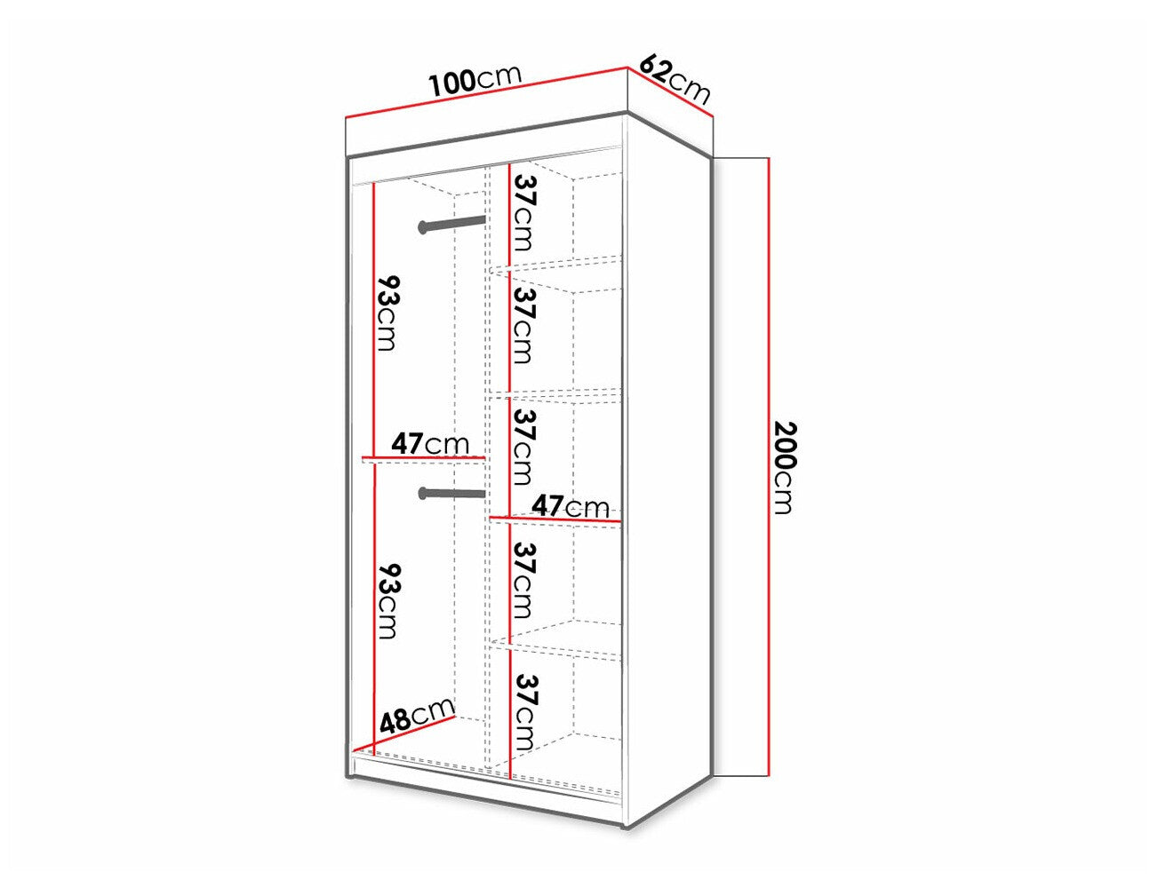 Wardrobe Hartford G112