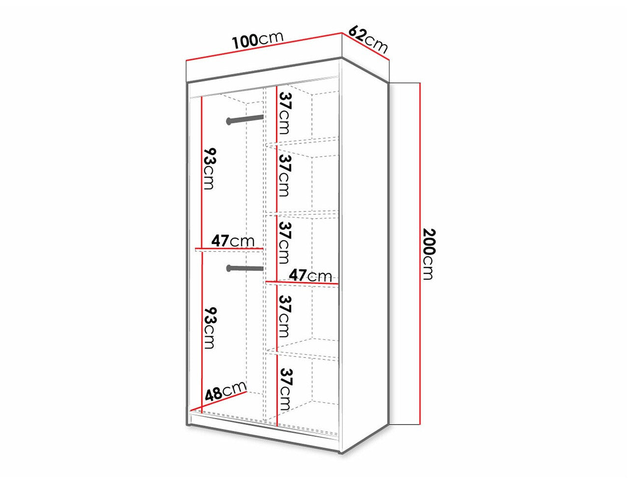 Wardrobe Hartford G112