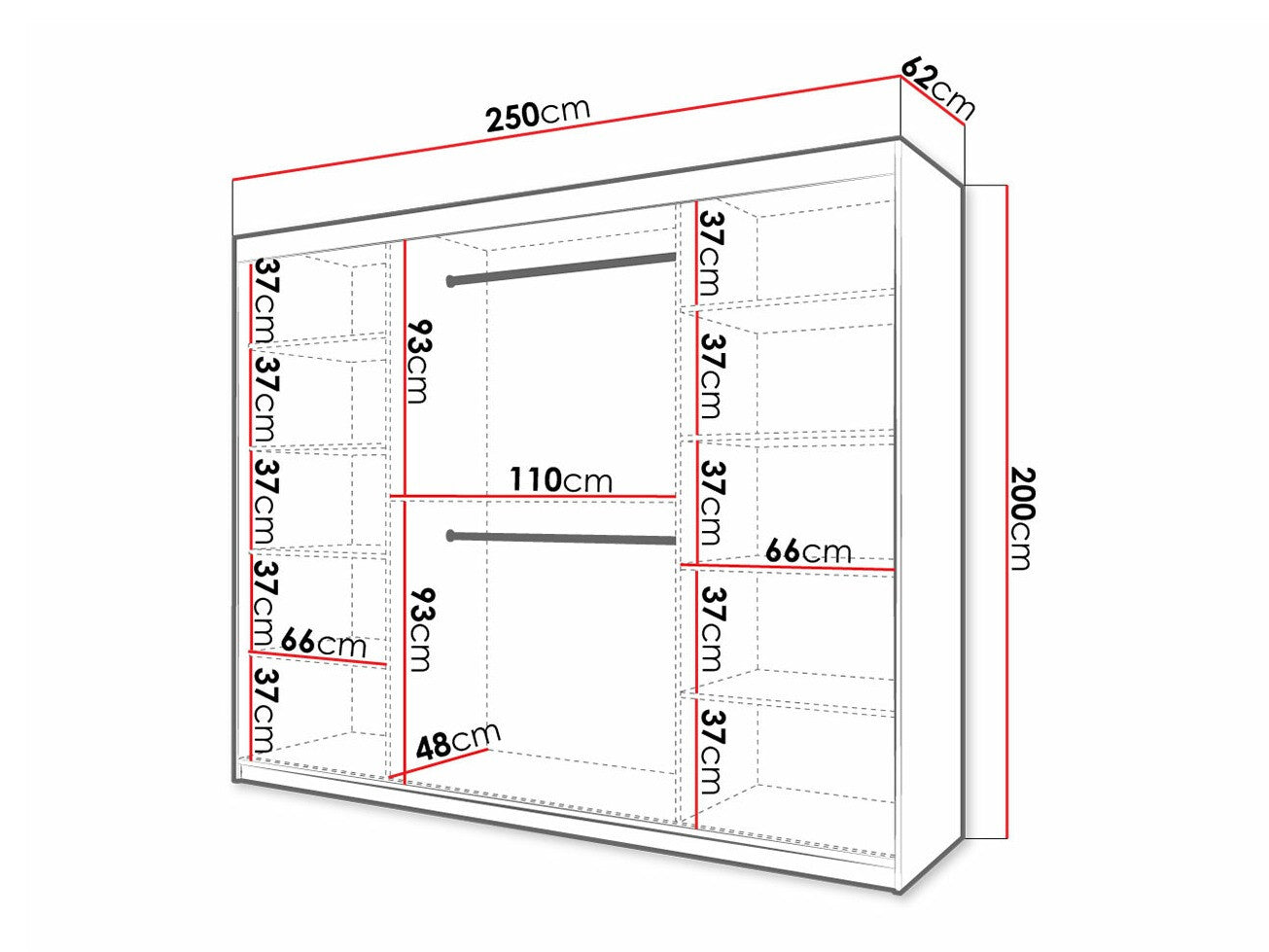 Garderobeskab Hartford 339