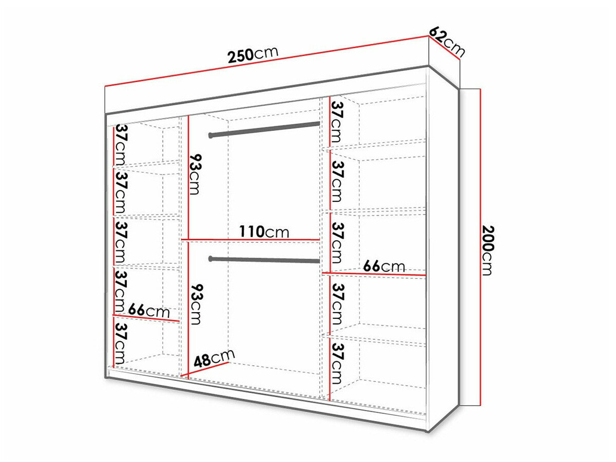 Wardrobe Hartford H124