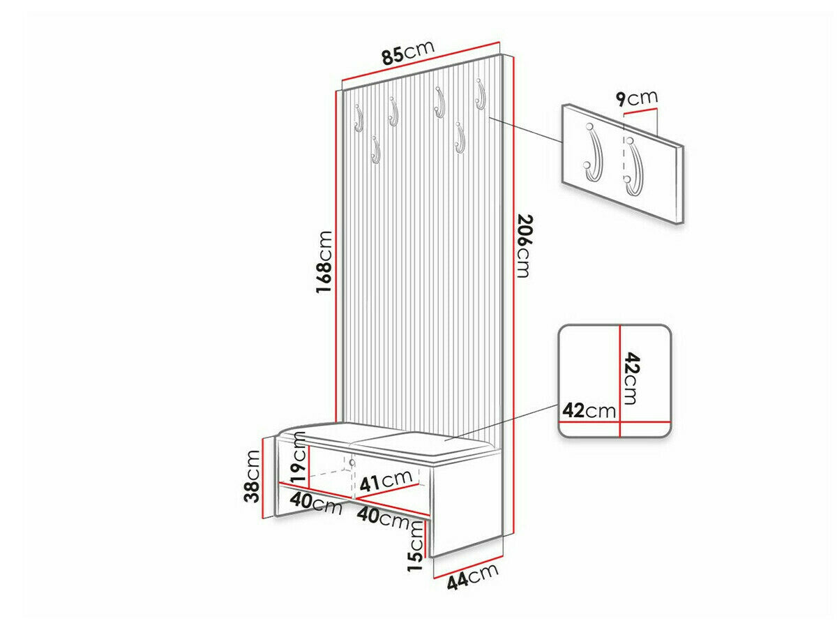 Entrésæt Hartford 321