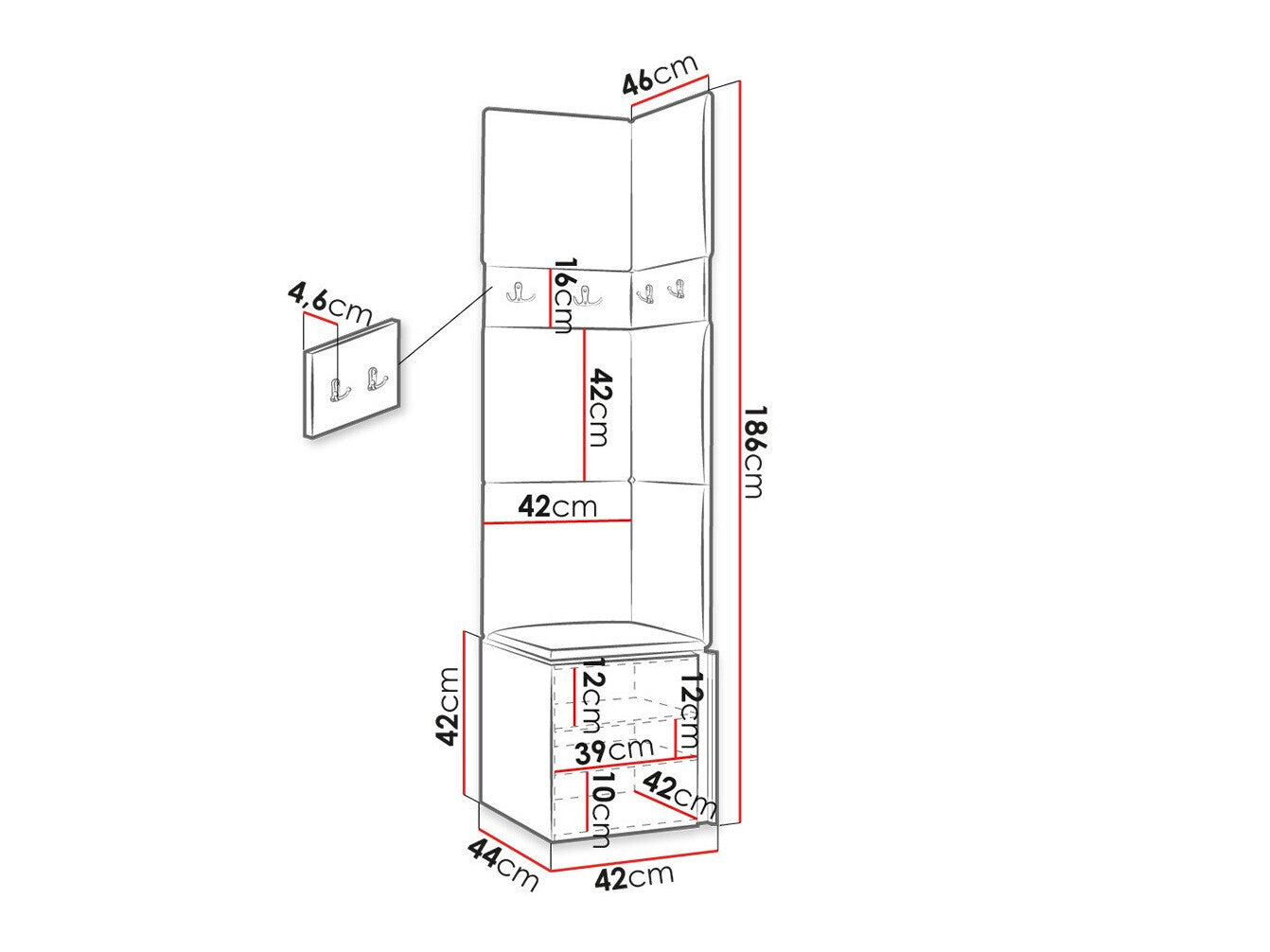 Hallway set Hartford 347