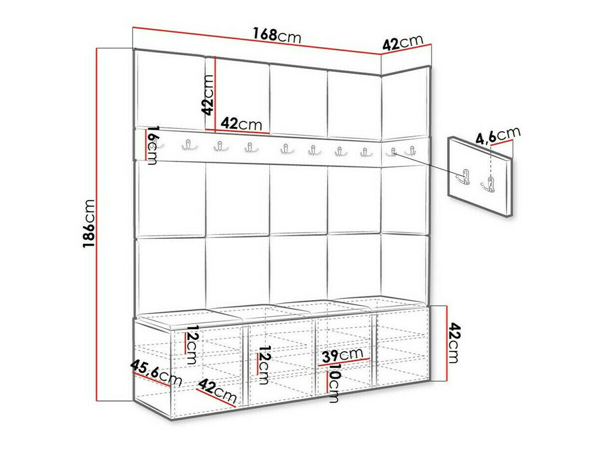 Entrésæt Hartford 265