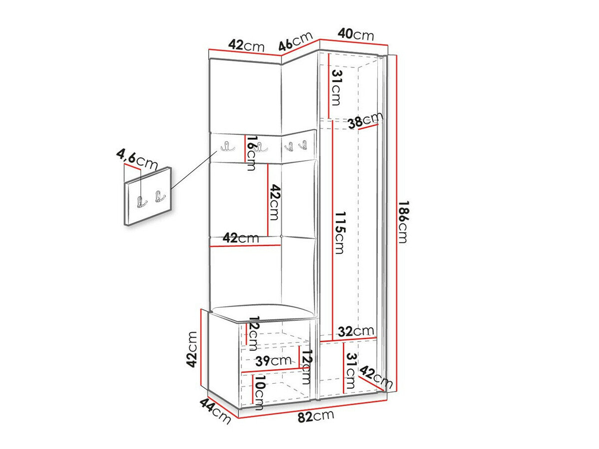 Hallway set Hartford 354