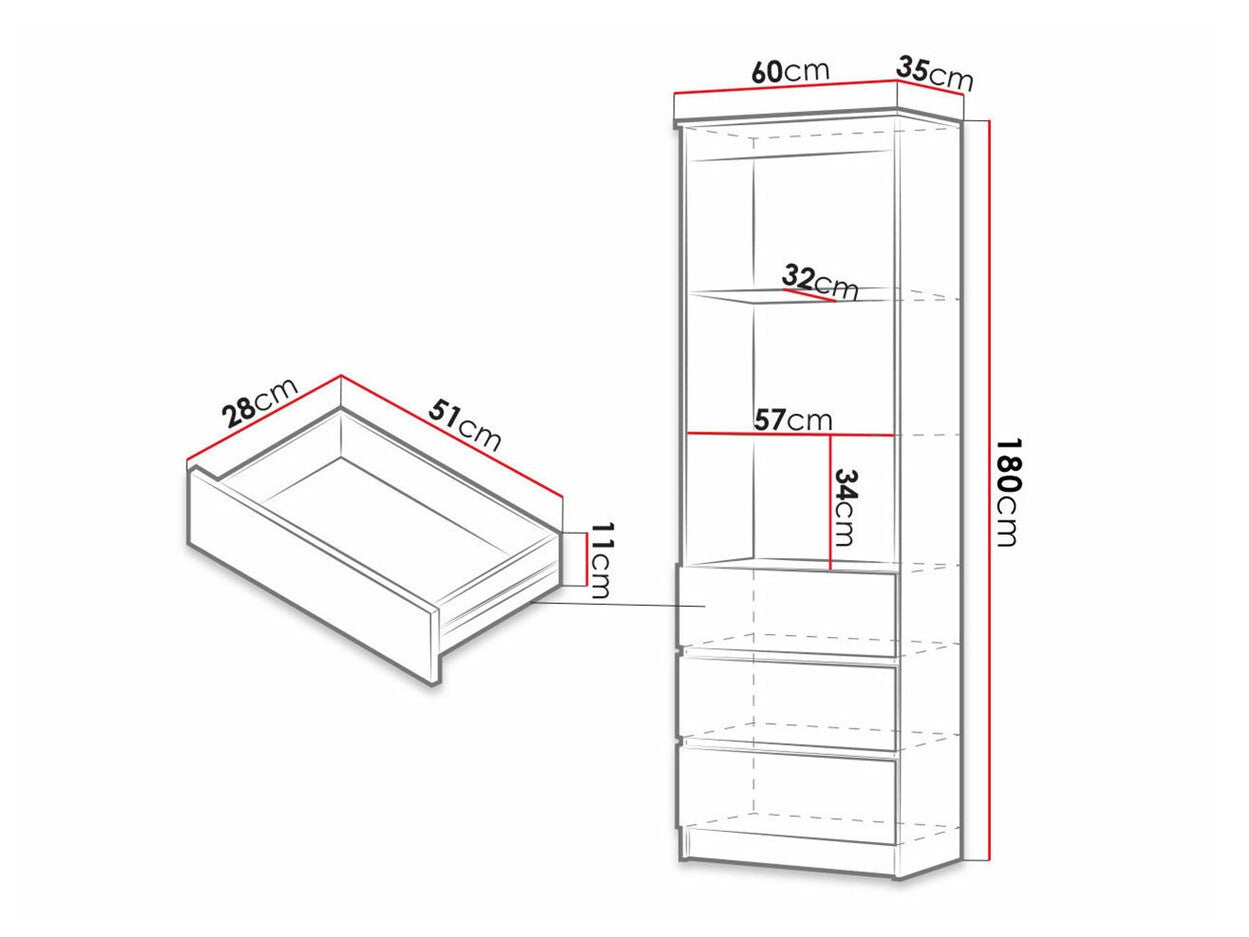 Bookcase Comfivo 184