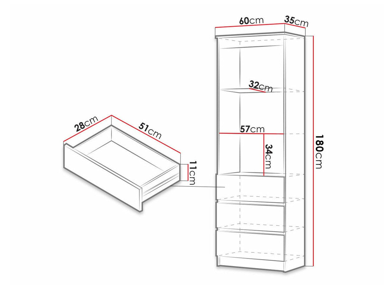 Bookcase Comfivo 184