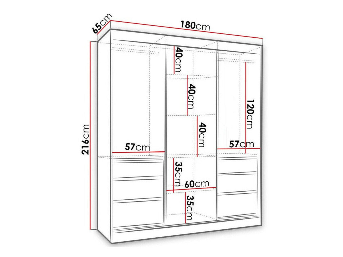 Garderobe Toledo 120