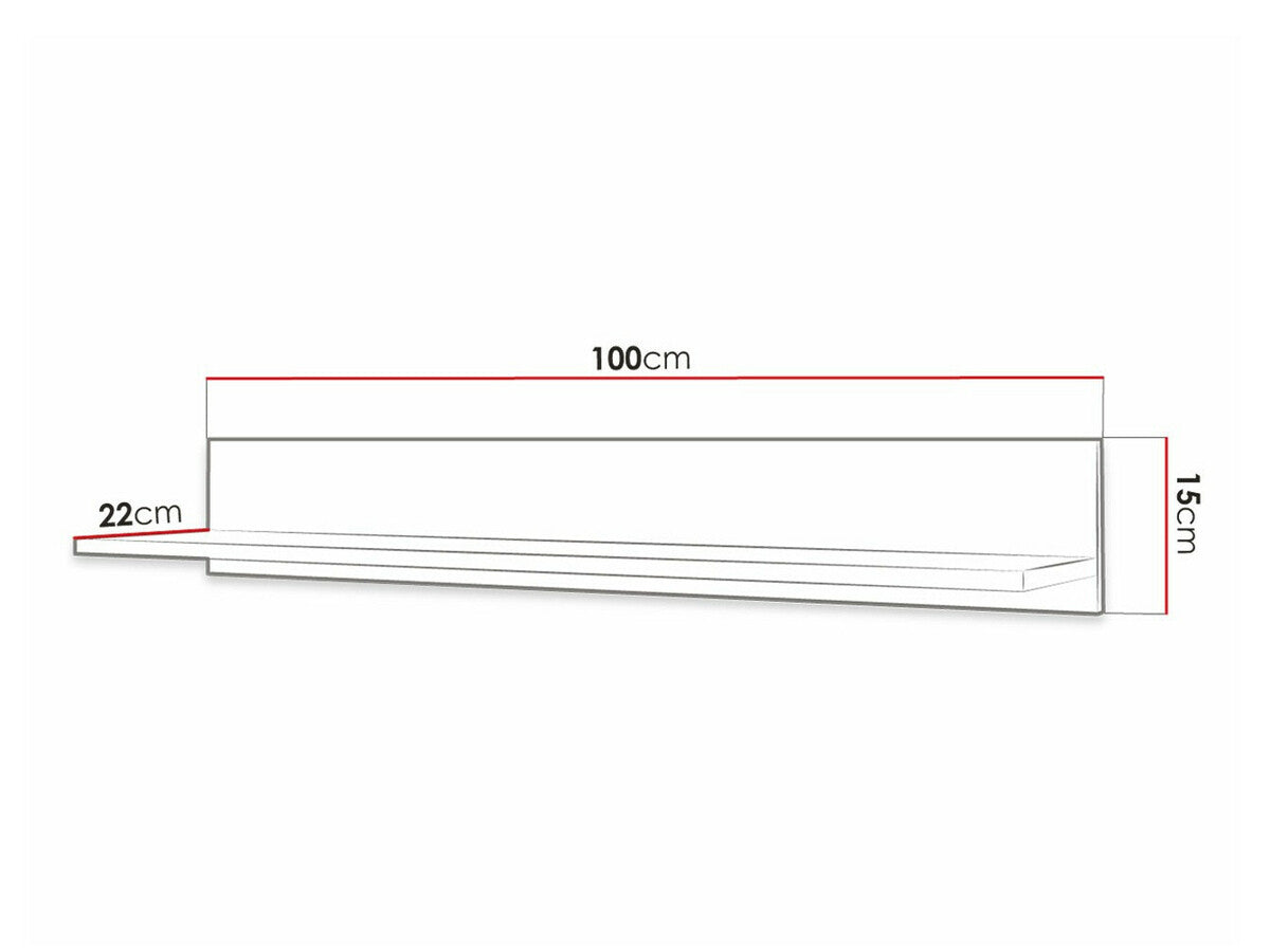 Wall shelf Hartford G105