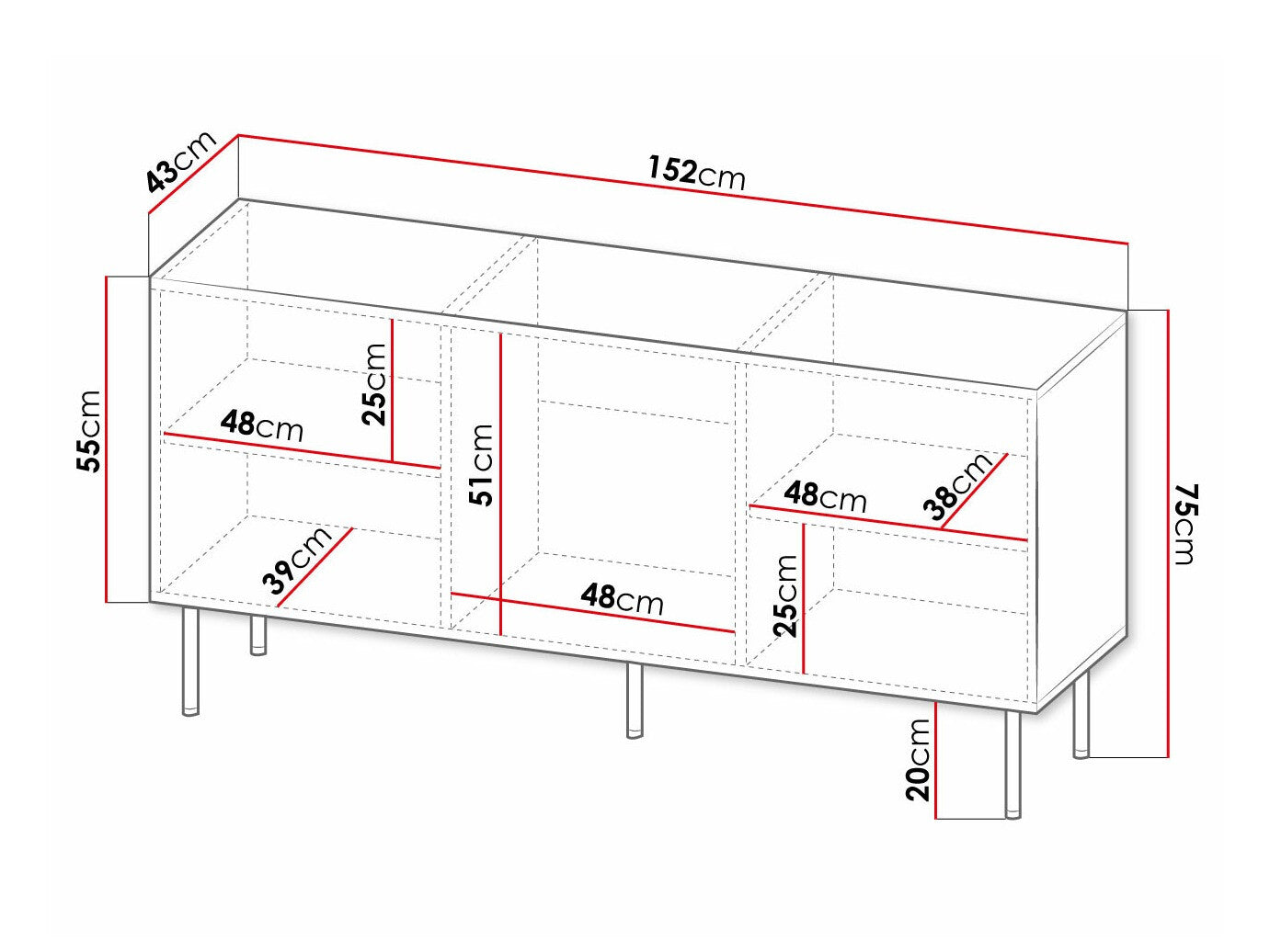 Skænk Charlotte 169