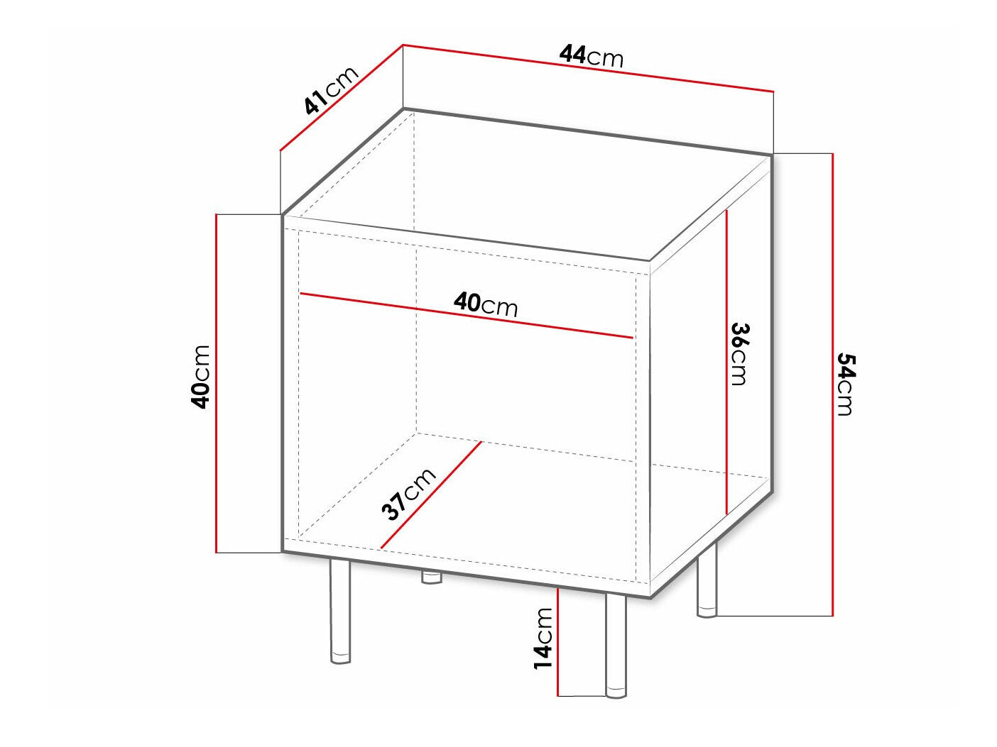 Et sæt natborde Charlotte 172