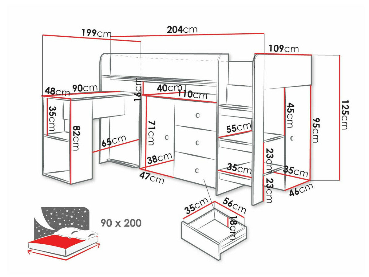 Køjeseng Hartford 359
