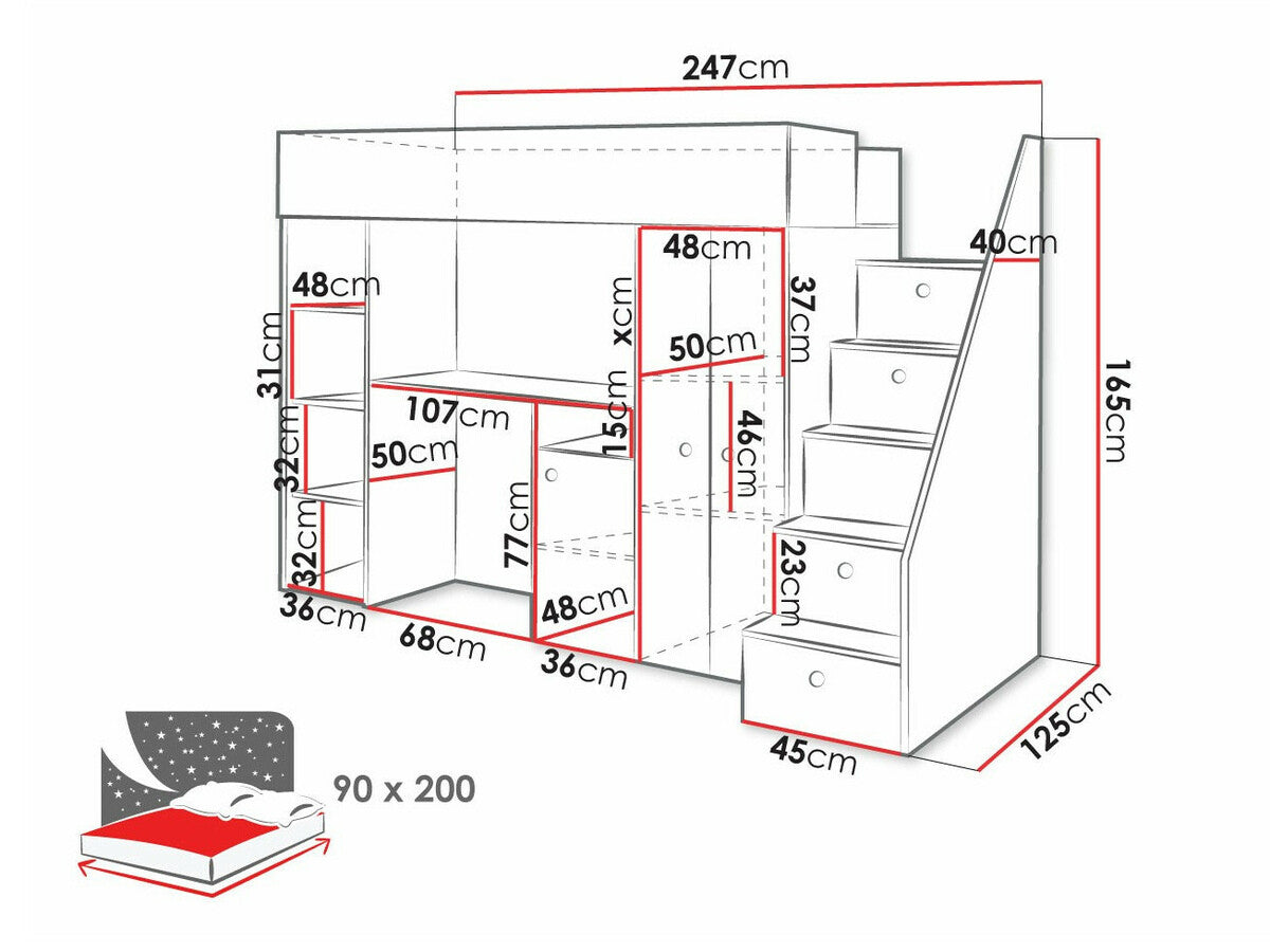 Køjeseng Hartford 362