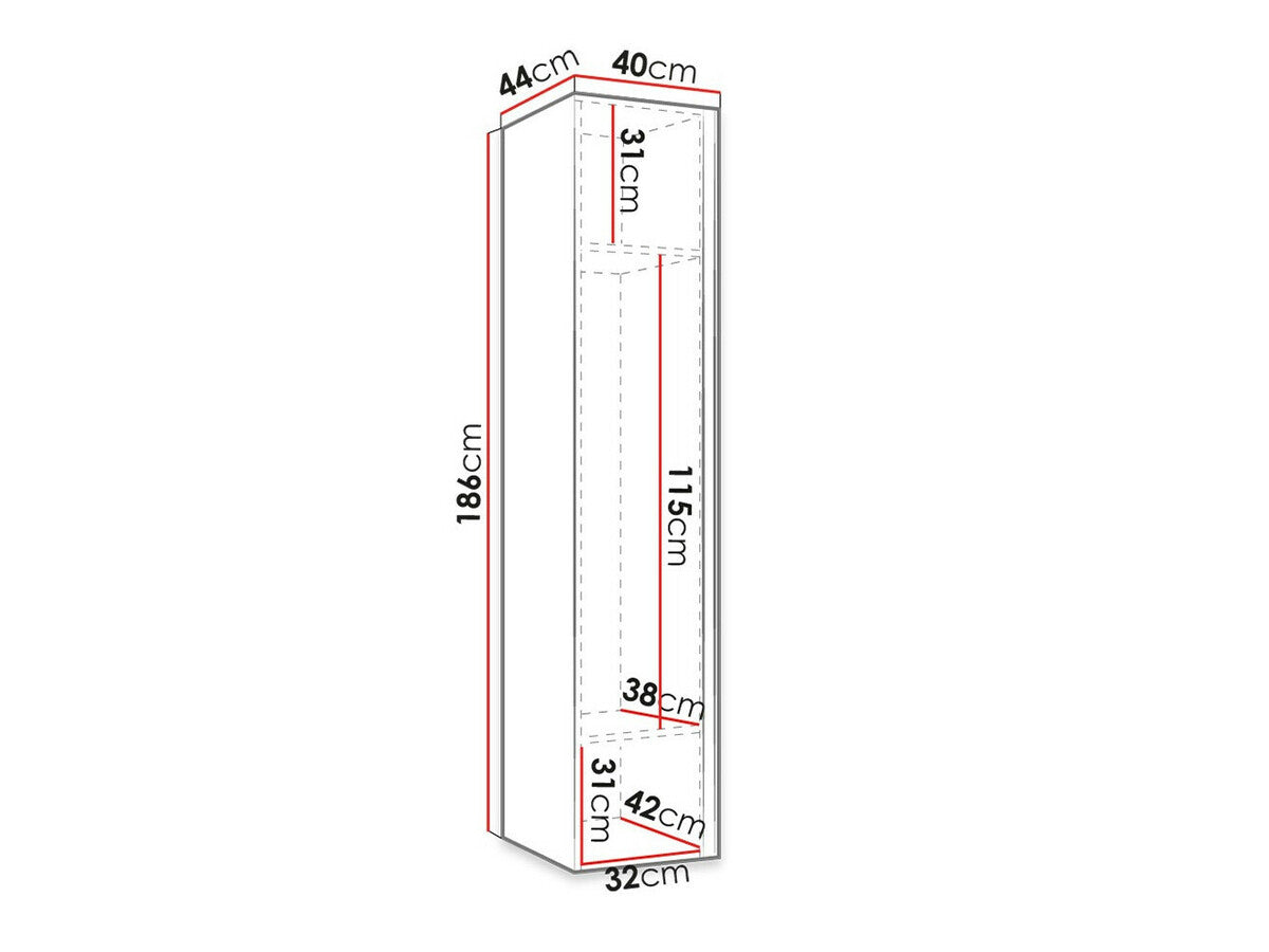 Garderobeskab Hartford 369