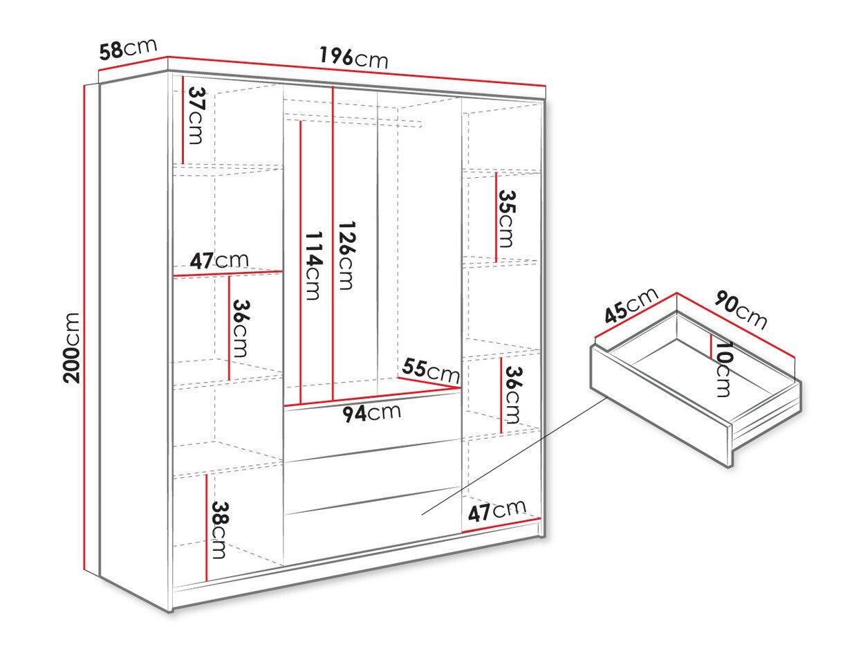 Garderobeskab Enolevo 111