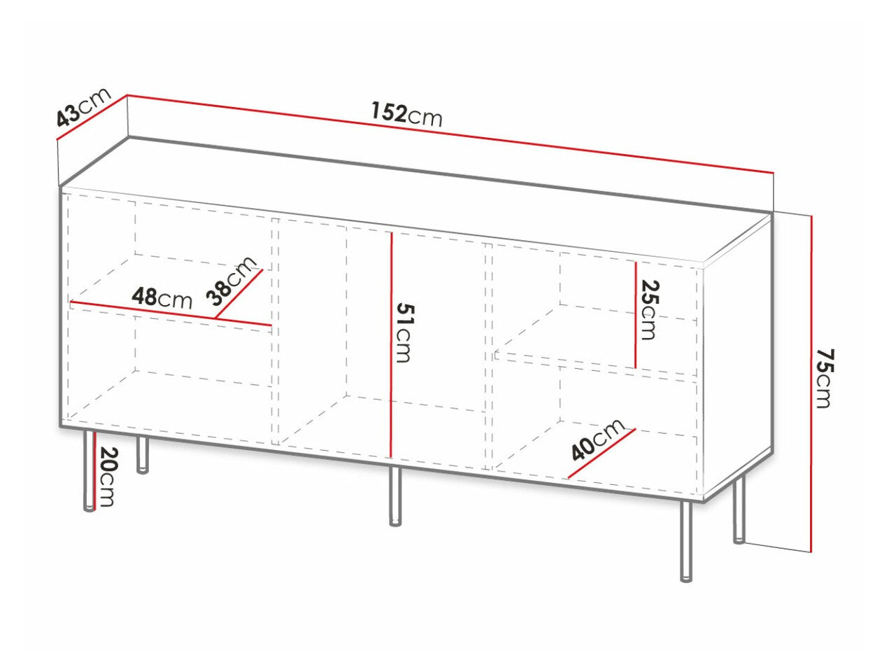 Sideboard Charlotte K100