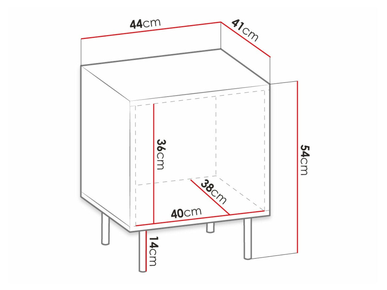 Et sæt natborde Charlotte K102