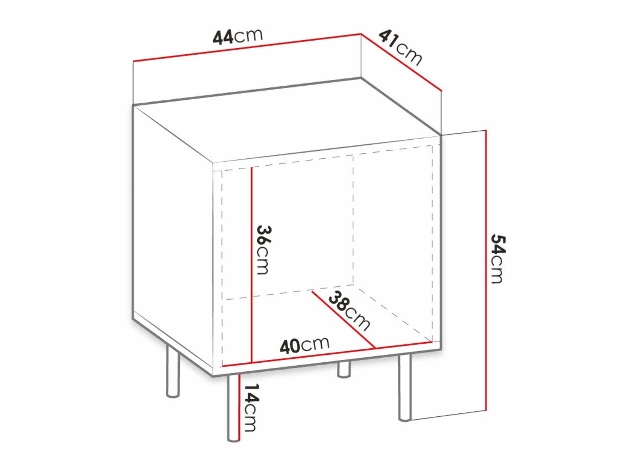 Et sæt natborde Charlotte K102