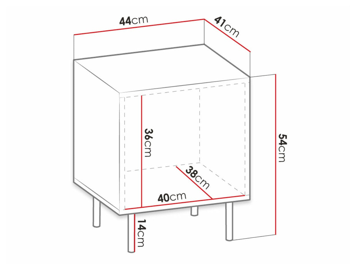 Et sæt natborde Charlotte K102