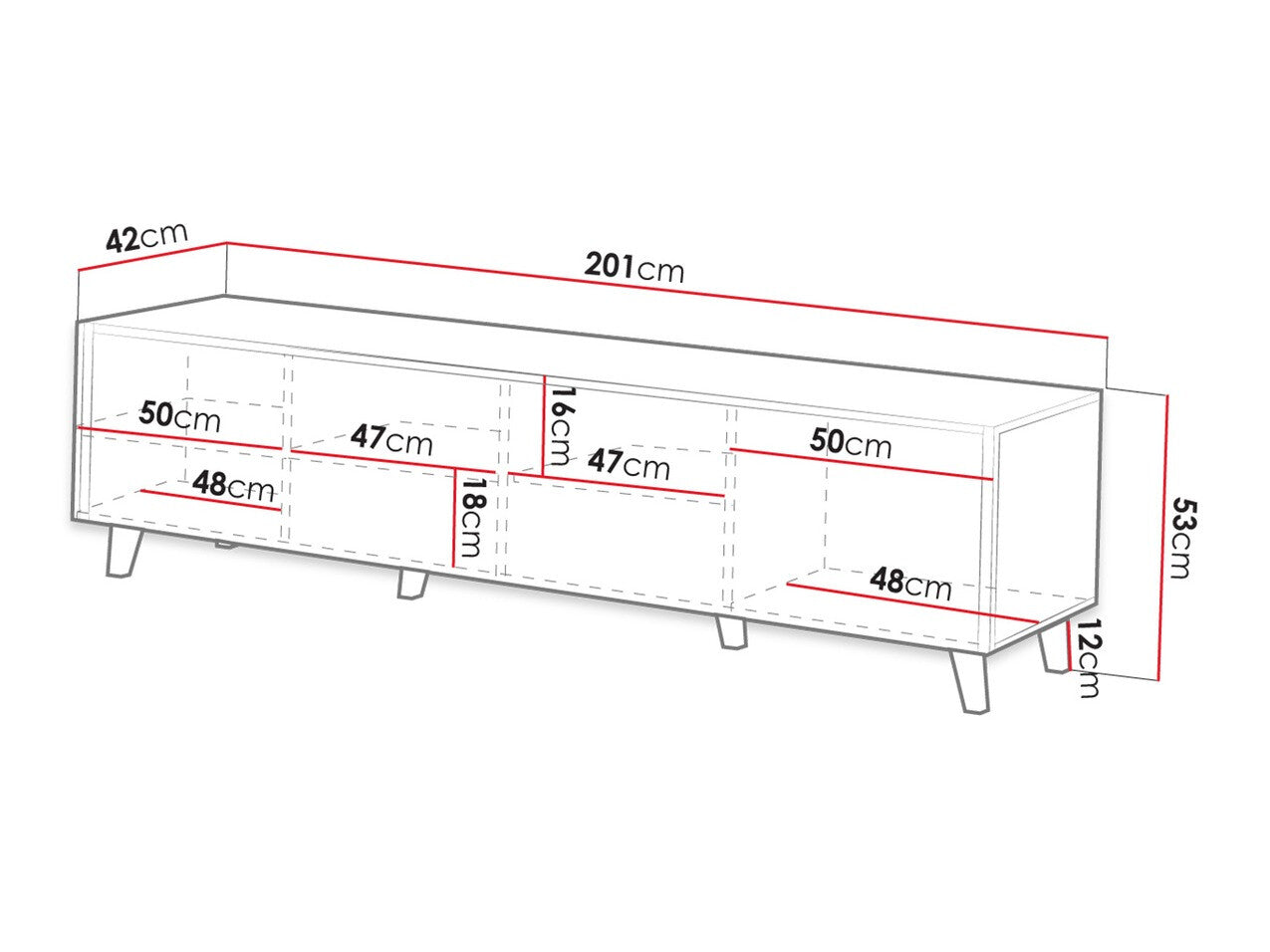TV stand Charlotte J104