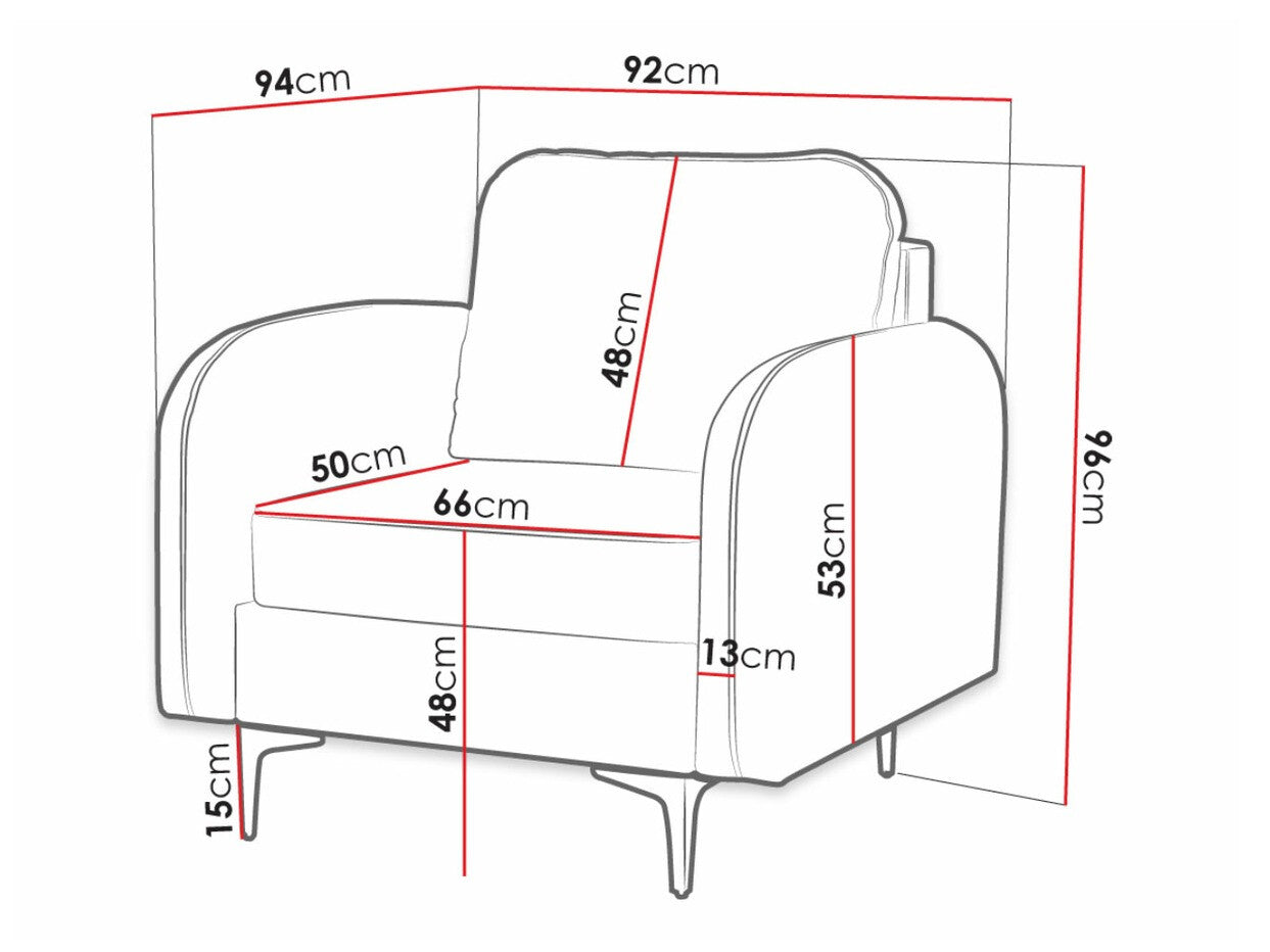Lænestol Torlua 100