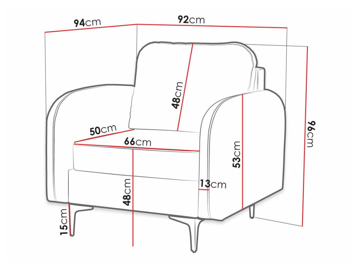 Lænestol Torlua 100