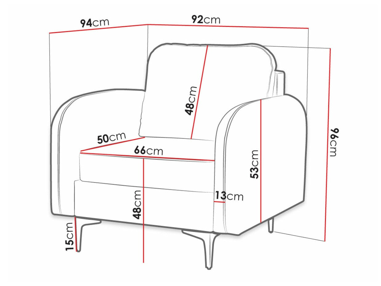 Lænestol Torlua 100
