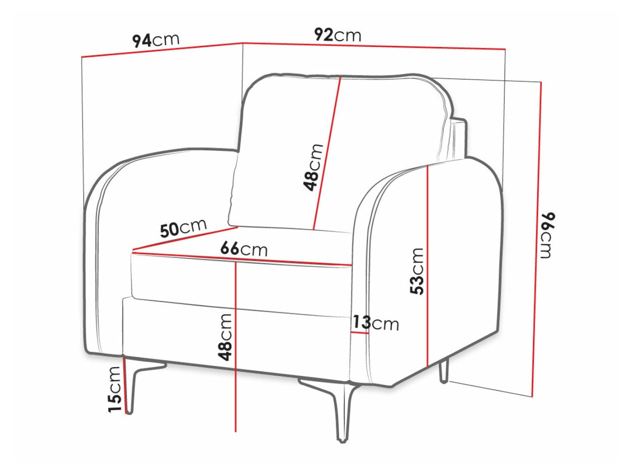 Lænestol Torlua 100