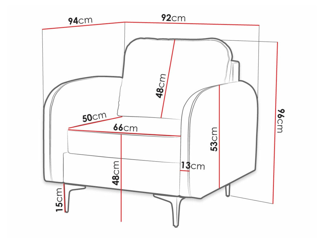 Lænestol Torlua 100
