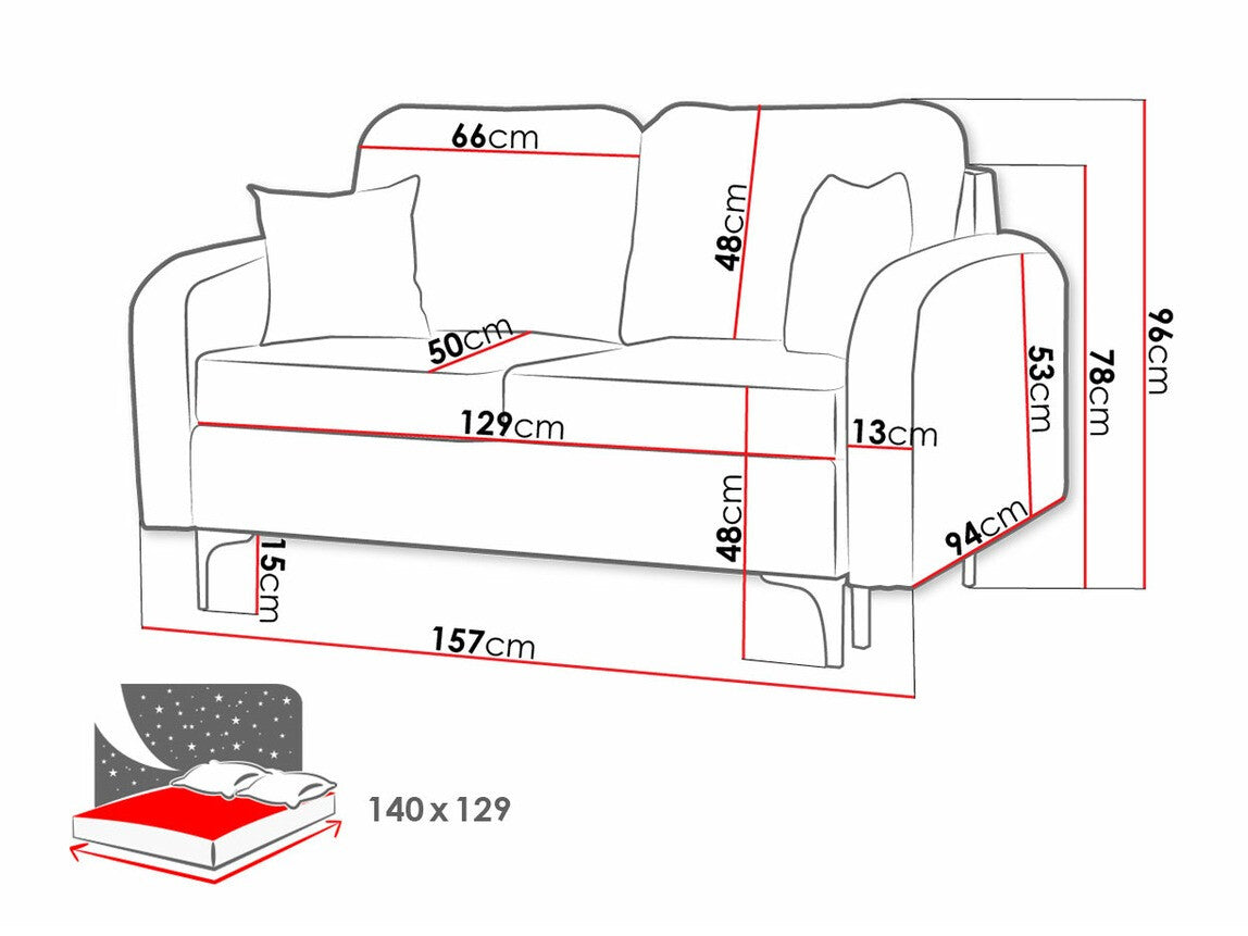 Sofa bed Clovis A101