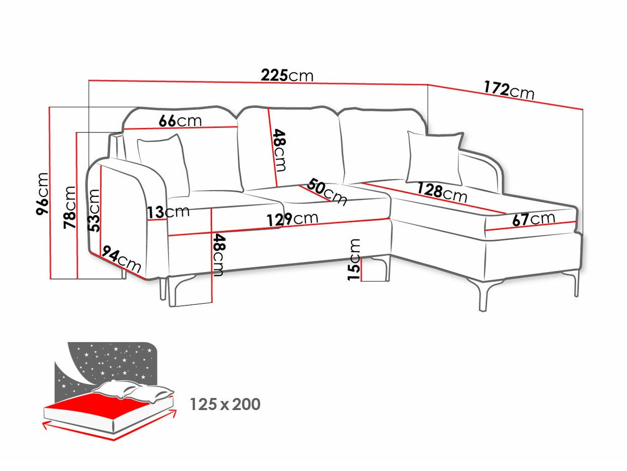 Corner sofa Clovis A103