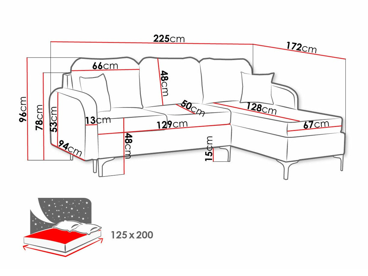 Corner sofa Clovis A103
