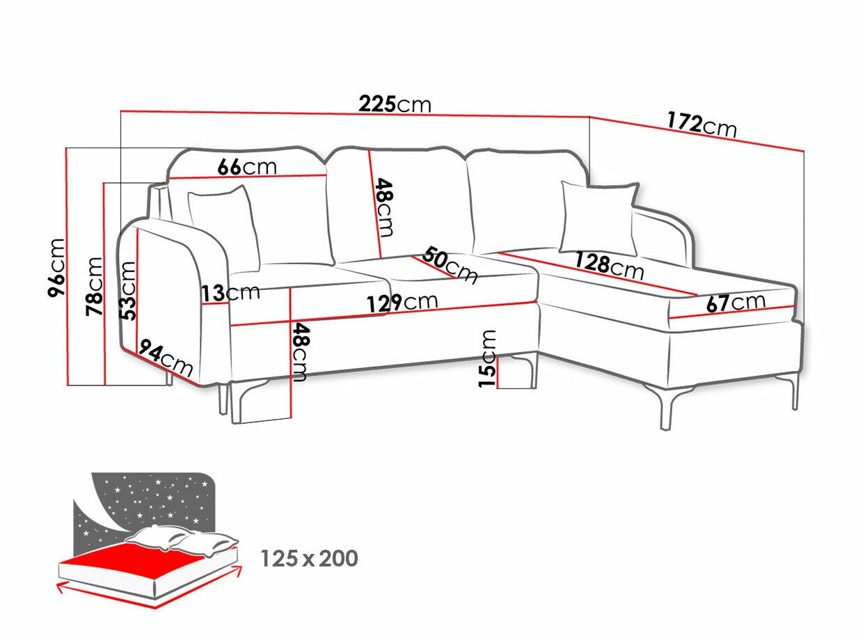 Corner sofa Clovis A103