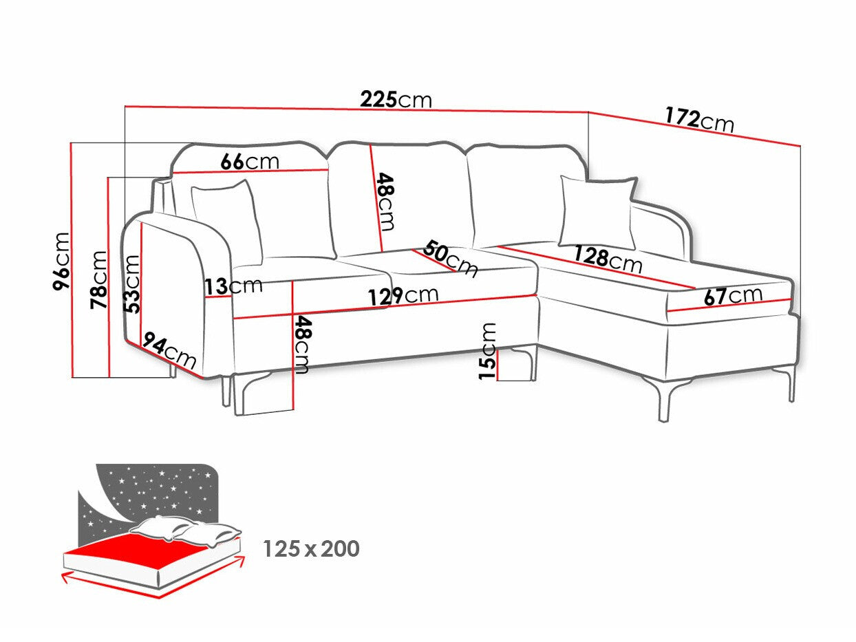 Corner sofa Clovis A103