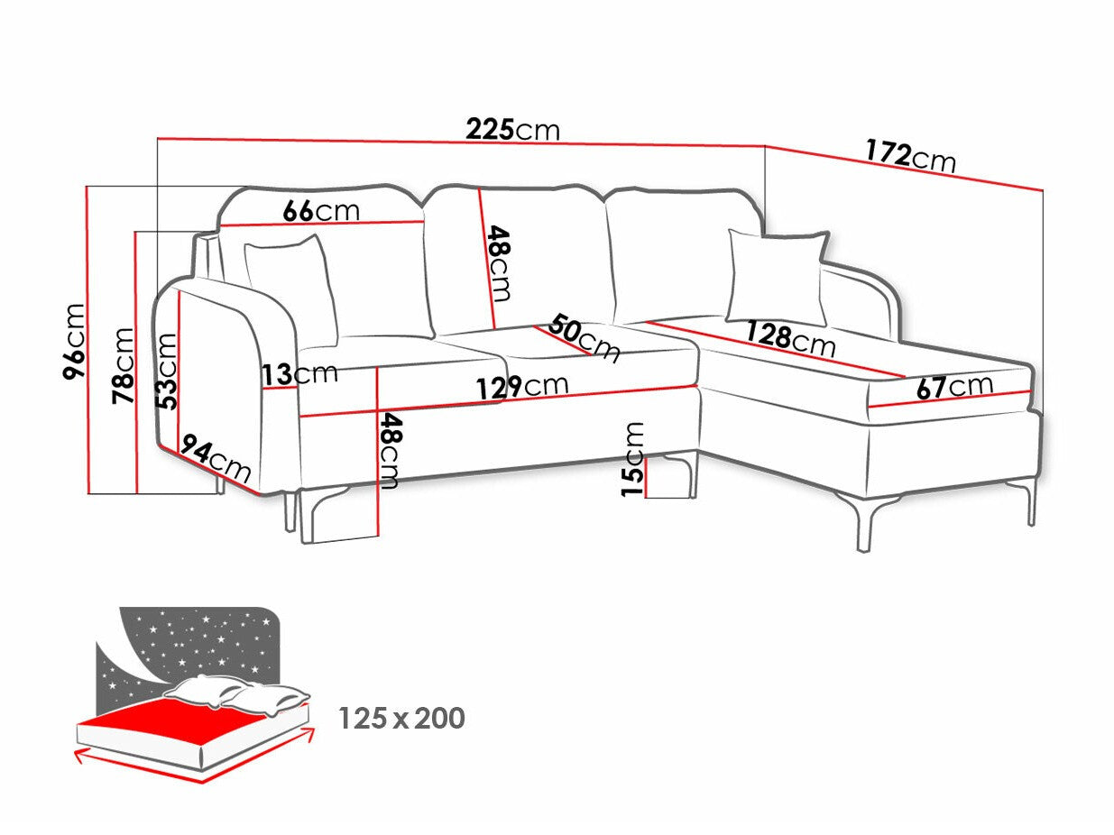 Corner sofa Clovis A103
