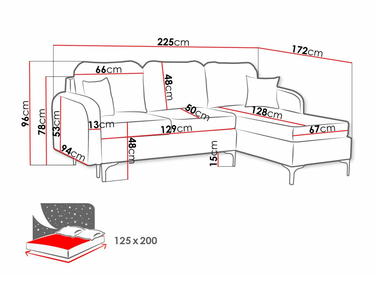 Corner sofa Clovis A103