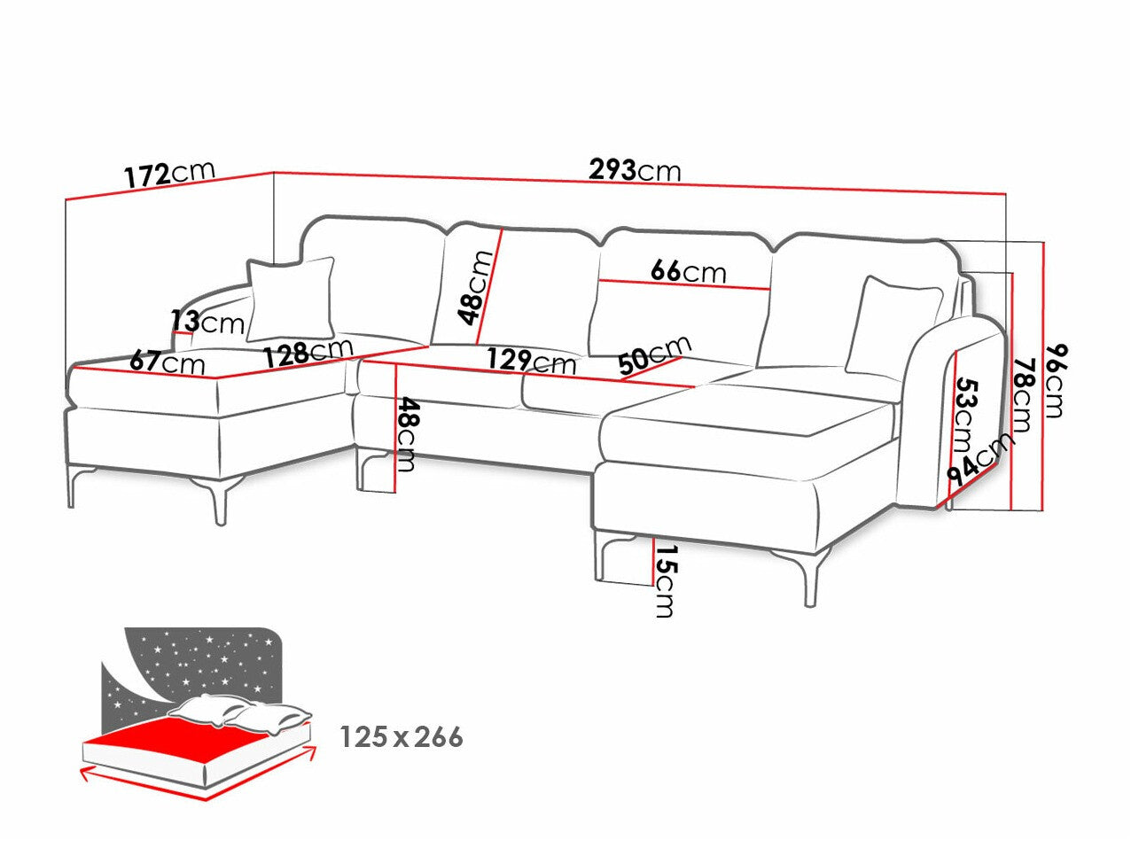 Corner sofa Clovis A104