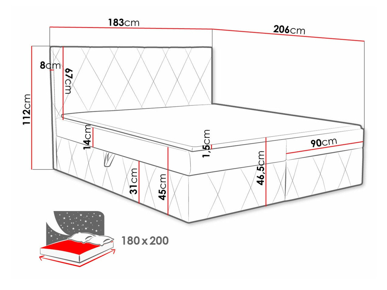 Kontinentalseng Comfivo 225