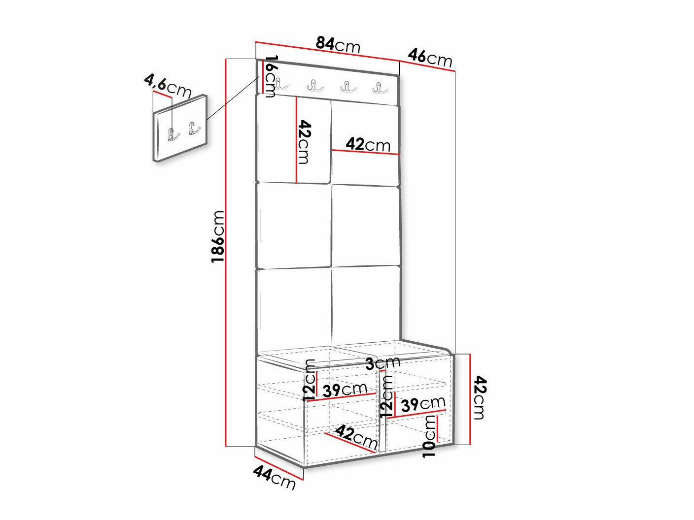 Entrésæt Hartford 375