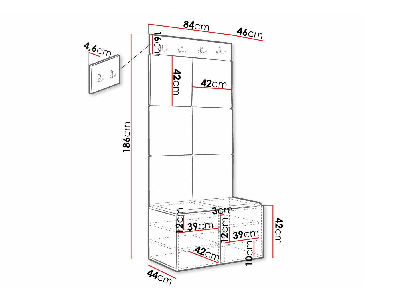 Entrésæt Hartford 375