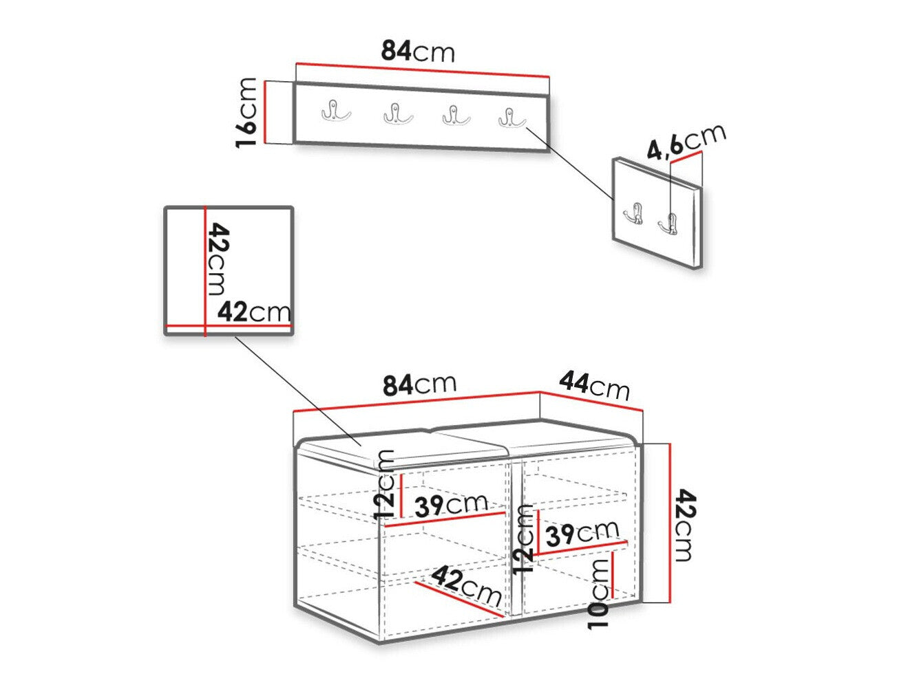 Entrésæt Hartford 376