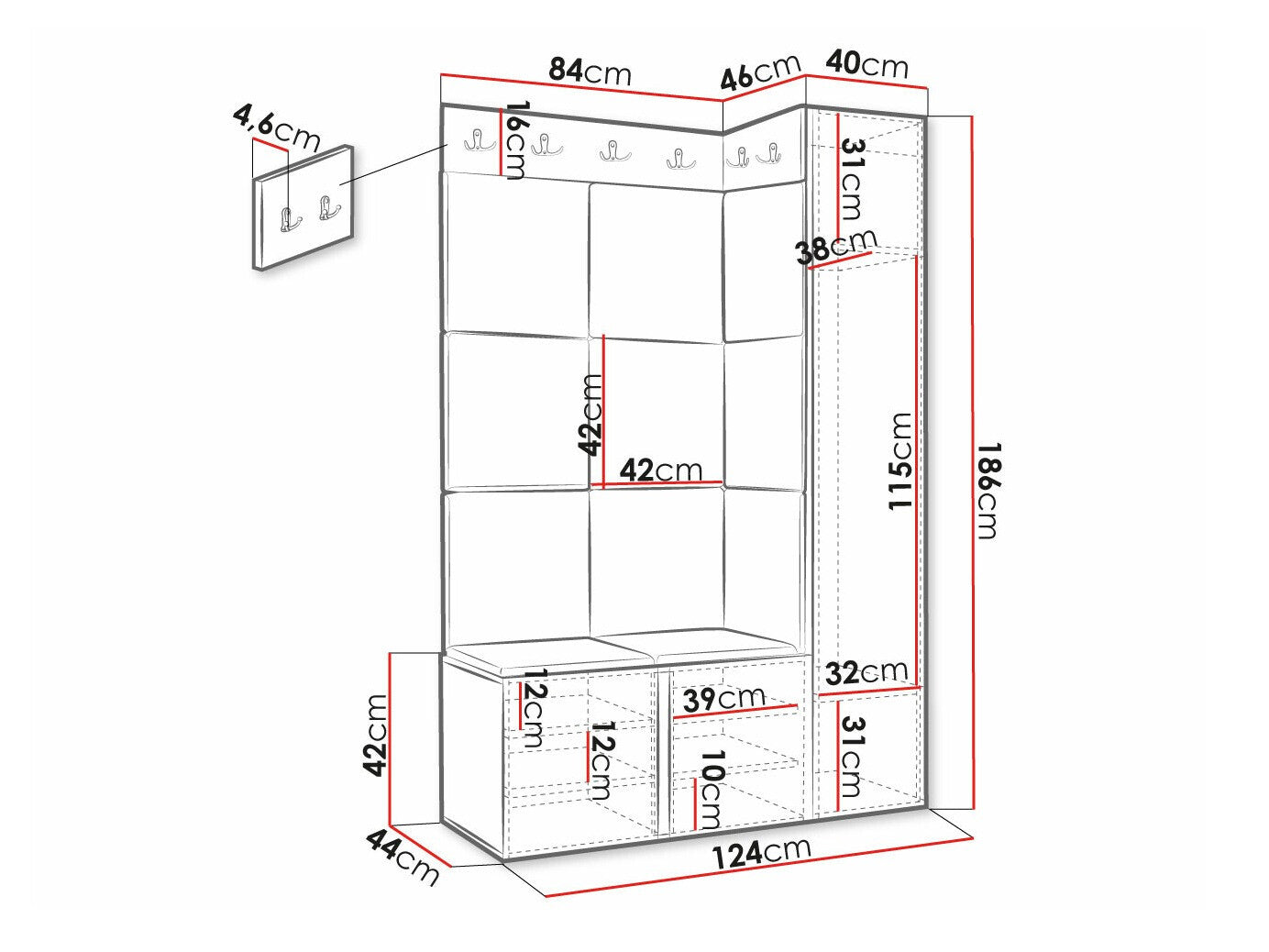 Entrésæt Hartford 377