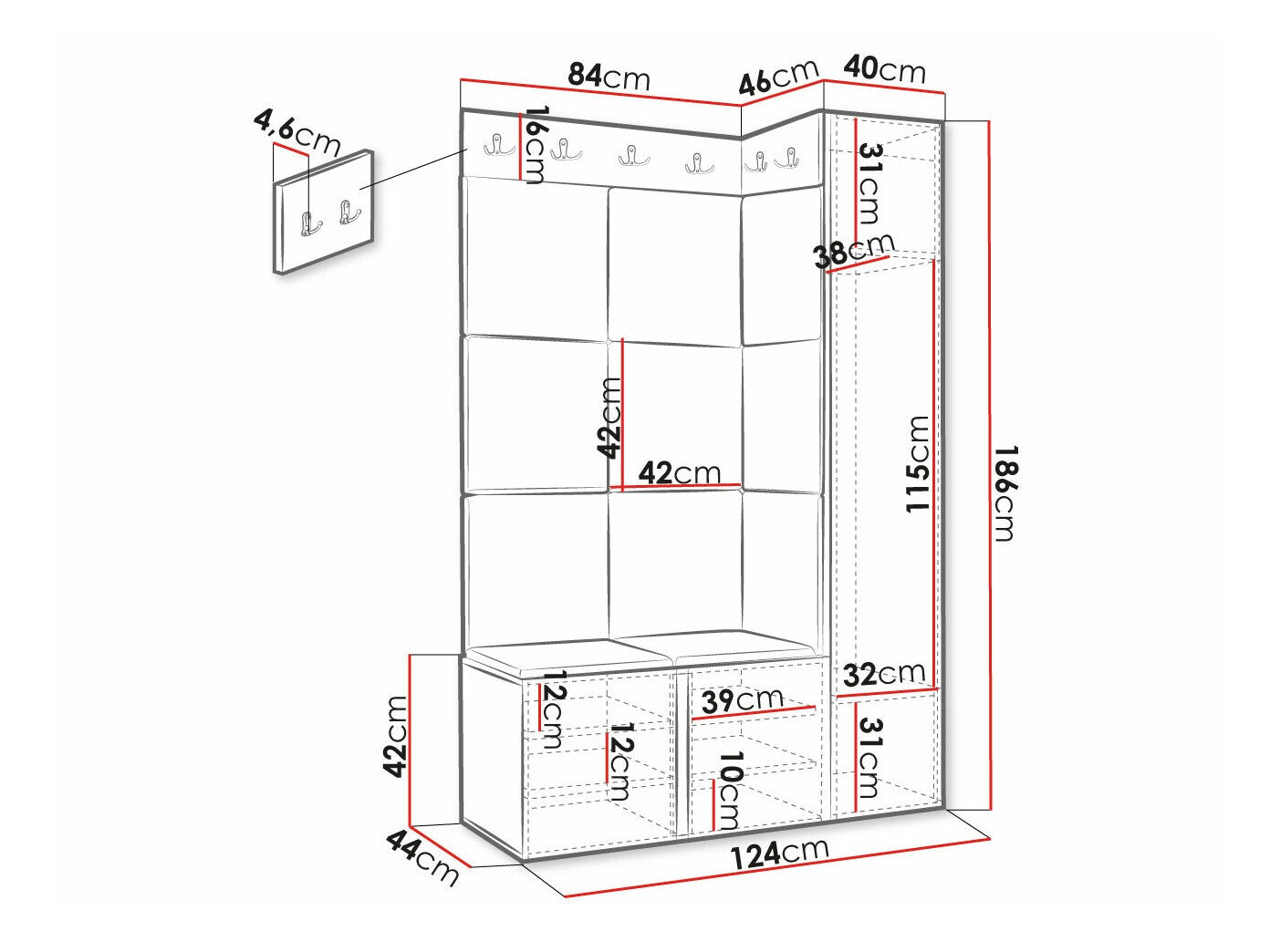 Entrésæt Hartford 377
