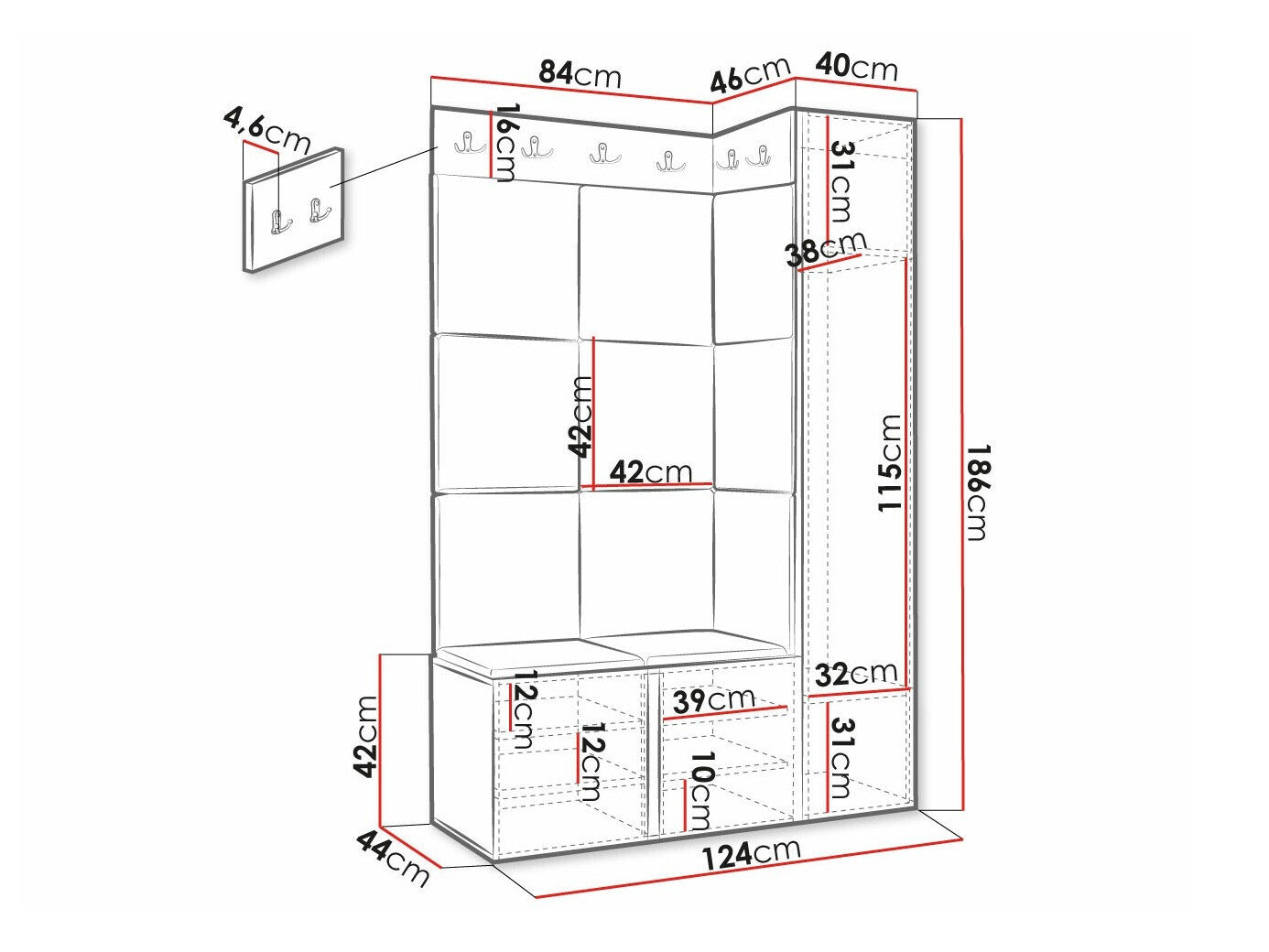 Entrésæt Hartford 377