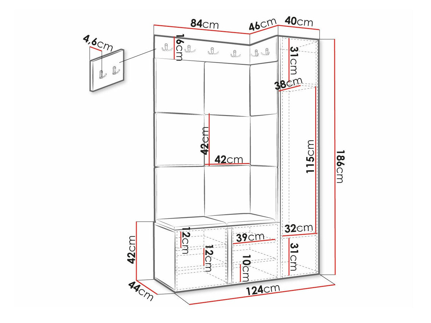 Entrésæt Hartford 377