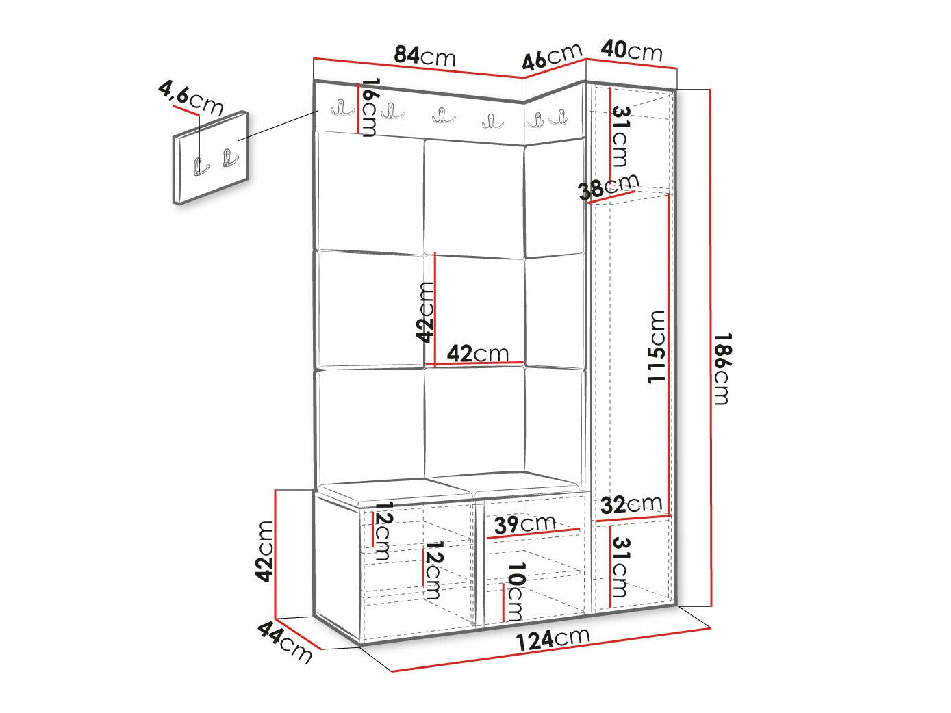 Entrésæt Hartford 377