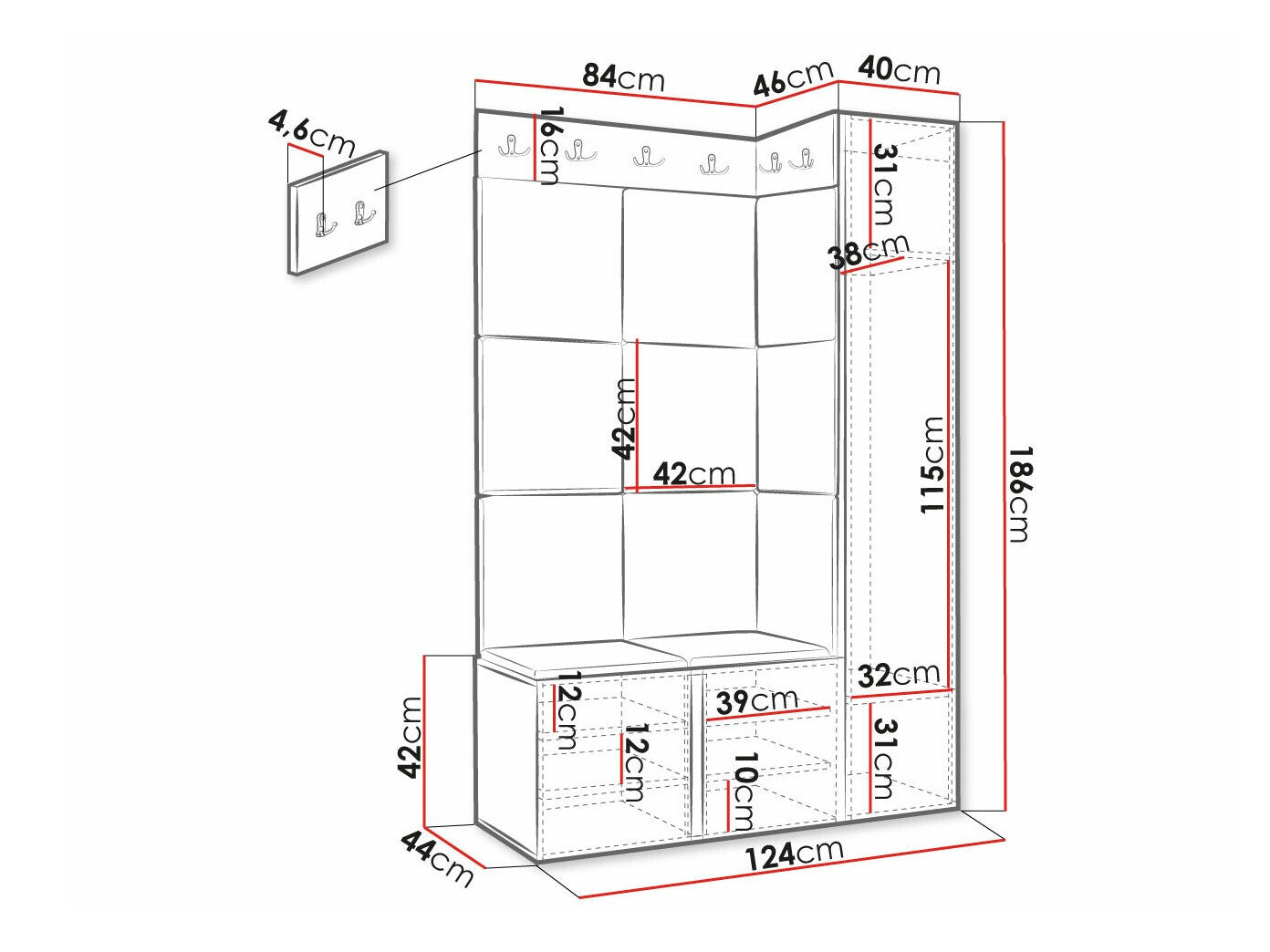 Entrésæt Hartford 377