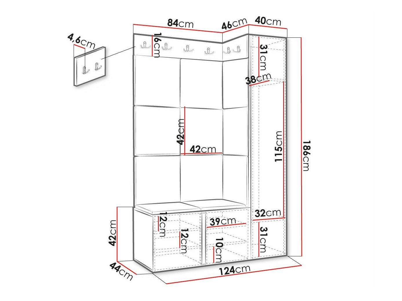 Entrésæt Hartford 377