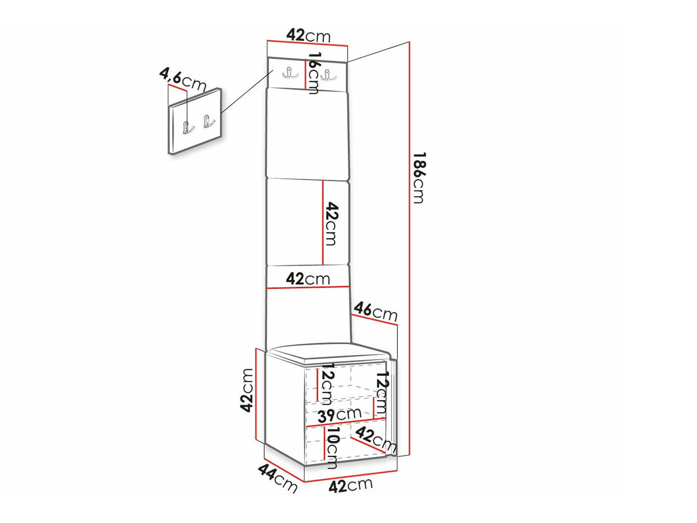 Entrésæt Hartford 378