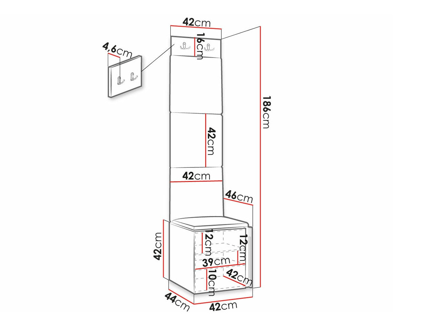 Entrésæt Hartford 378