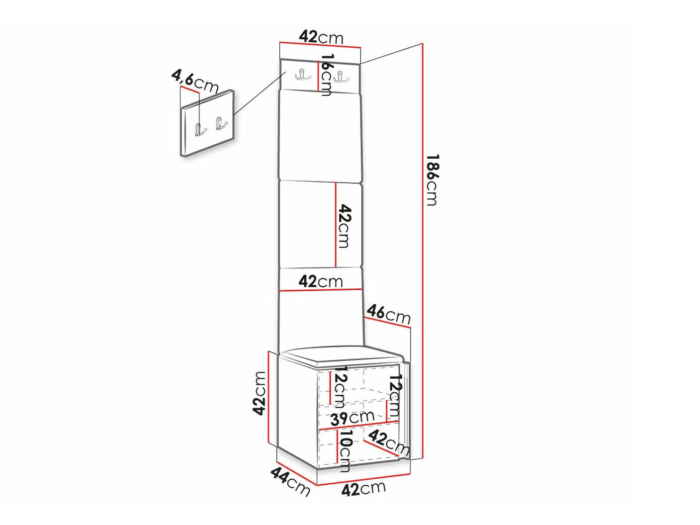 Entrésæt Hartford 378